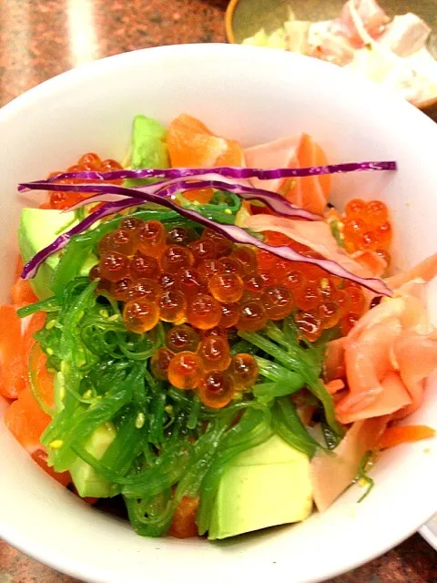 Rice with salmon :))|chayapimさん