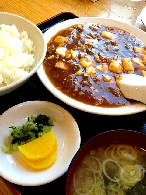 麻婆豆腐定食|wildcat山猫さん