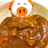 Snapdishの料理写真:ブタちゃんカレー|kanemitsuさん