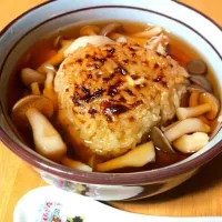 Snapdishの料理写真:焼きおにぎり茶漬けを作ってみた|あるさん