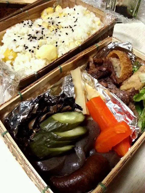 Snapdishの料理写真:母からの弁当|こうぞうさん