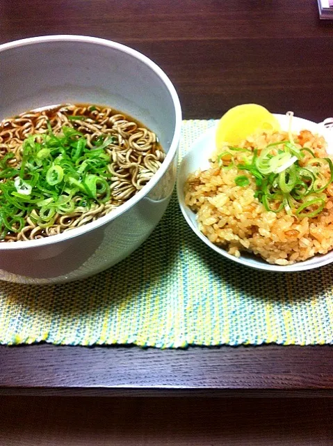 かやくご飯とお蕎麦(*^^*)|勇人さん