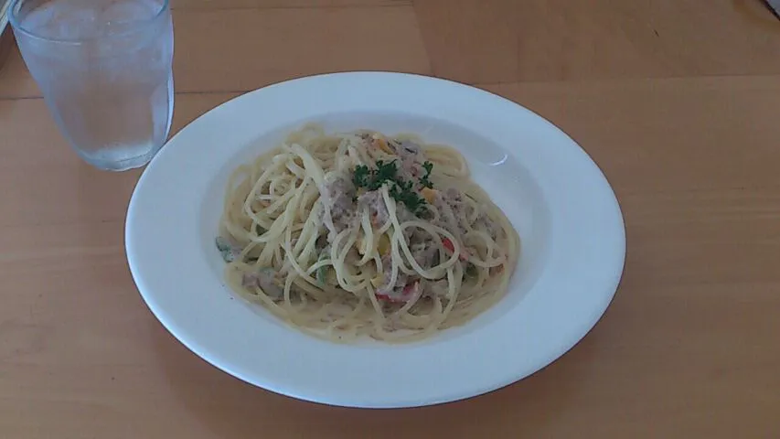 パプリカのクリームパスタ|しまさん