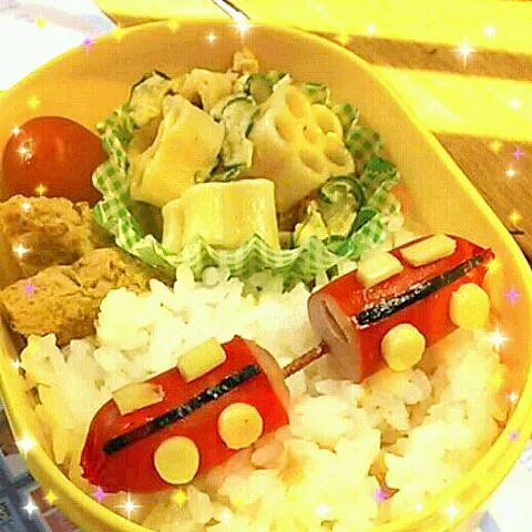 電車弁当☆|ひぃな♥さん