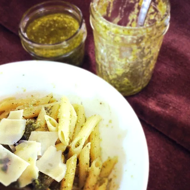 homemade pesto sauce with penne|janice Williamsさん