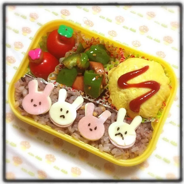 うさぎたちのお月見弁当|akane☺︎さん