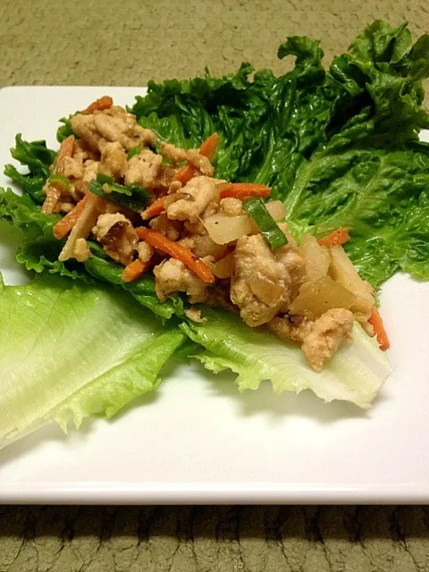 Snapdishの料理写真:Asian lettuce wraps|christieさん