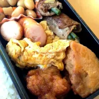 鶏の唐揚げ！ゴボウの肉巻！お豆さん！|Shinsuke Nakanishiさん