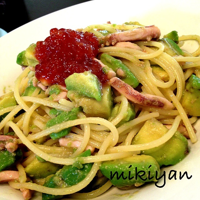 お箸が止まらない イカの塩辛を使ったパスタのレシピセレクト Snapdish スナップディッシュ