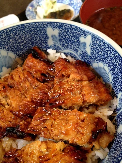 Snapdishの料理写真:鯉の蒲焼丼 念願だったコイのカバ騒ぎ(^^)♪|ダンディ☆和田さん