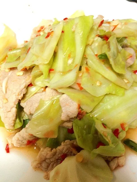 Marinated pork with spicy salad|PhUnGさん