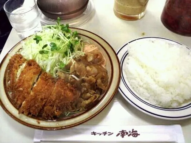 白身魚フライと豚生姜焼き|高嶋幸惠さん