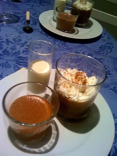 Three chocolate desserts|louiseさん