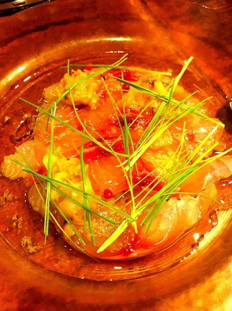 White snapper carpaccio|sirakorn owadaさん