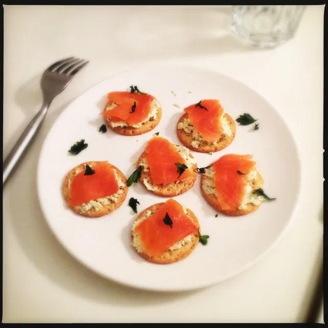 Salmon with Cheese Spread|stephanie mizuhaさん