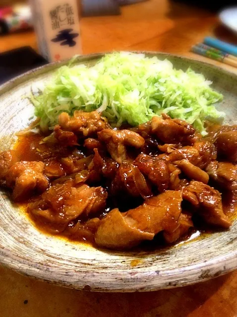 鶏モモ肉のBBQソース煮|あたるさん