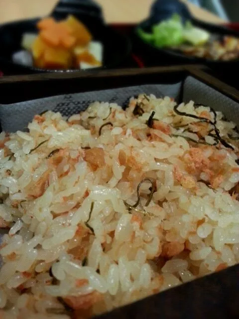 salmon steamed rice|sim siew yingさん