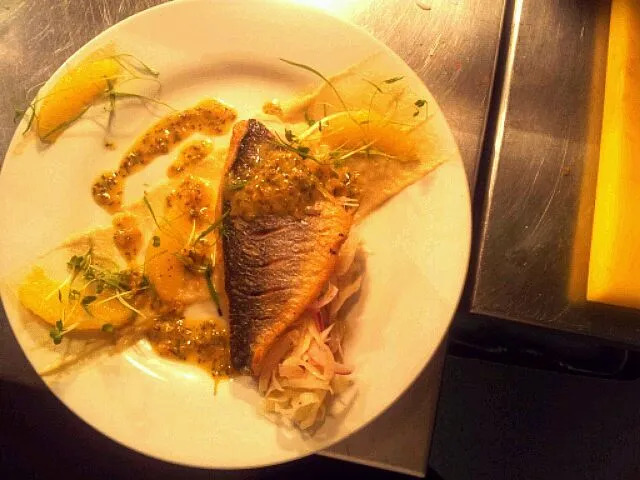 Sea Bream, fennel and orange.|ben popeさん