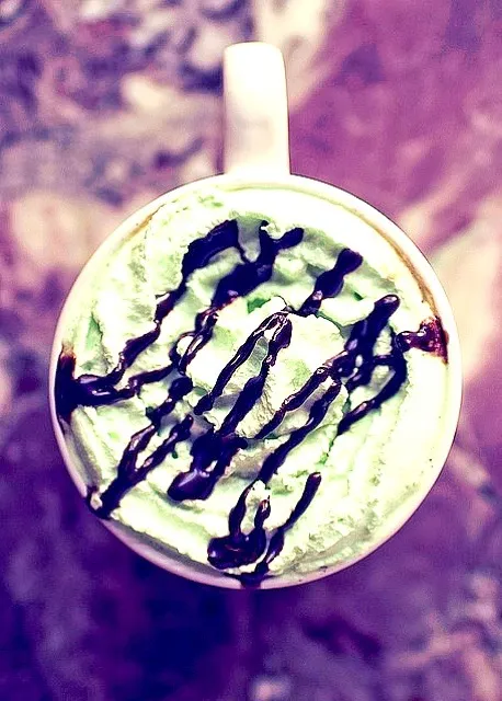 Mint and chocolate milkshake^^|manasi bhargavさん