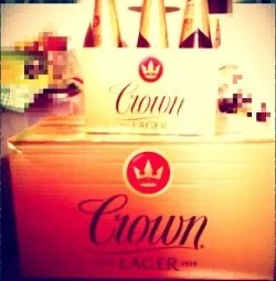 Long wkend #MYALCOHOL #yumm 😂😂😂👍 #crownlager|WHATYOUSEEISWHATYOUGET💋😜さん