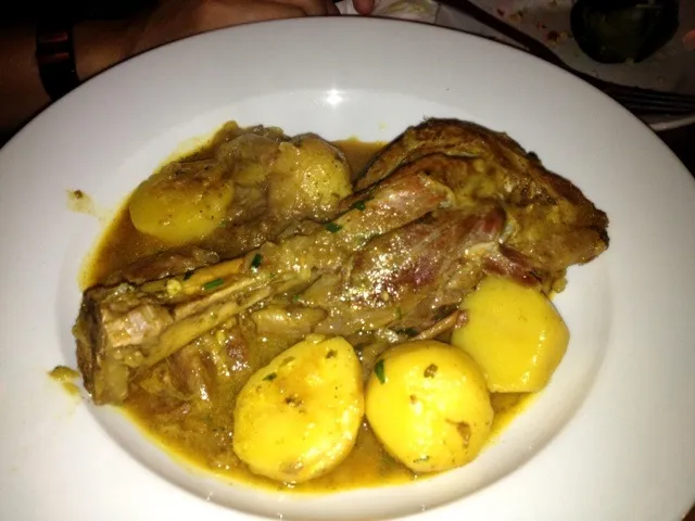 Snapdishの料理写真:Lamb Tangine with Potato Turnip and Saffron|stephanie mizuhaさん