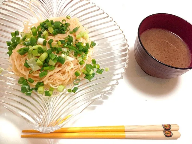 Snapdishの料理写真:今朝は井出商店のつけ麺。|たけうちさん