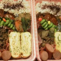 旦那ｻﾏ弁当×2|池田可奈子さん