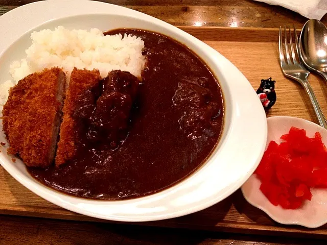 オススメしてもらったカツカレー|大阪カレー部長さん