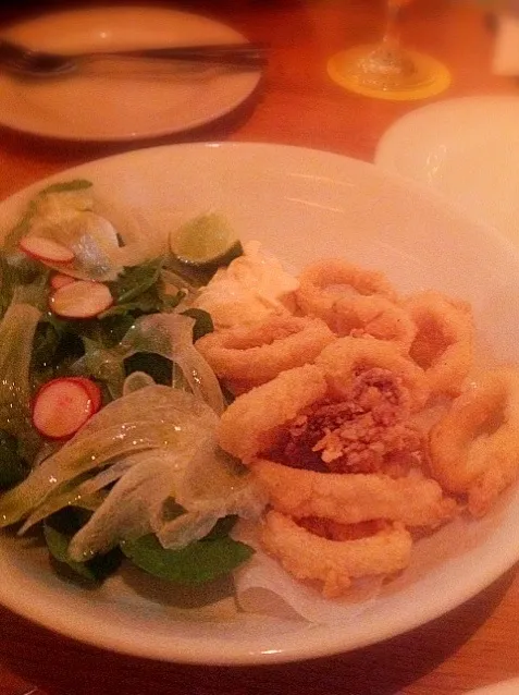 Semolina crusted calamari with aioli|Funky Chefさん