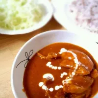 Snapdishの料理写真:バターチキンカレー|えあやさん