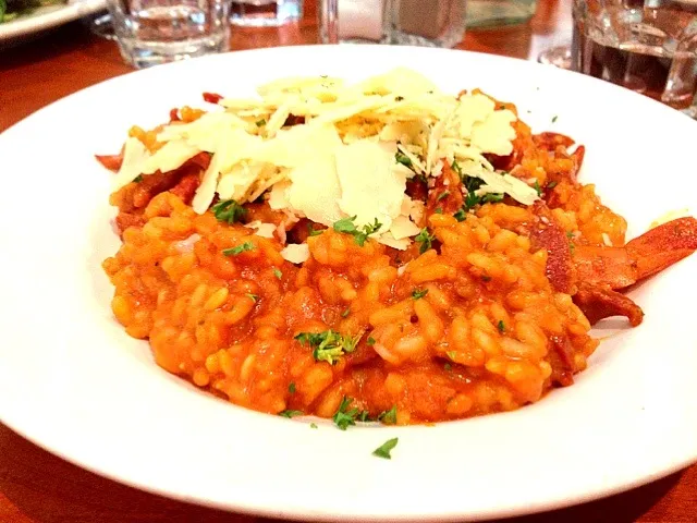 Spicy prawn and chorizo risotto|my:)さん