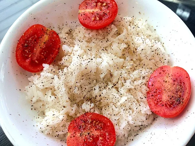 Rice and Tomatoes...yummy!|Danielle Albertsonさん