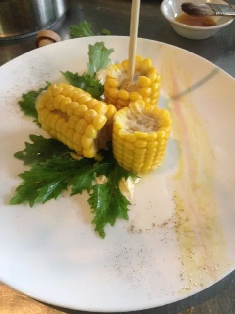 Corn with sesamyboter|van de boerさん