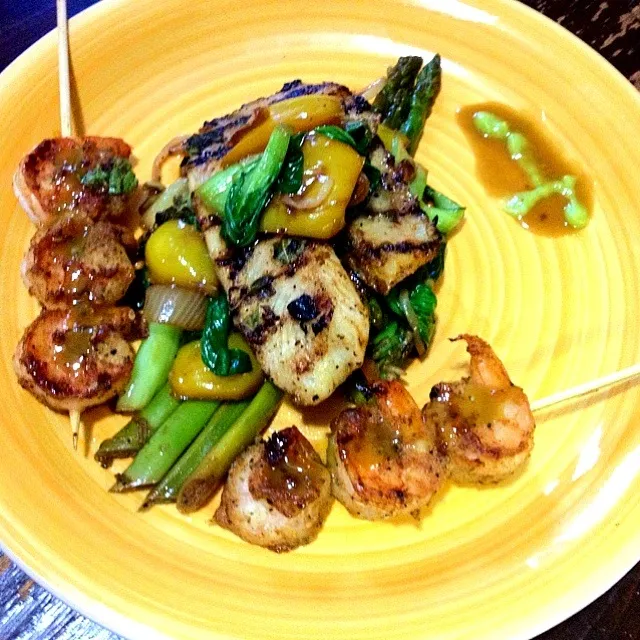 Grill Fish & Shrimp with Grill Veggies|rie simsさん