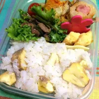 ☆栗ご飯弁当☆|ムンさん