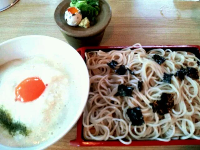 山かけ丼&ざるそば|なーさんさん