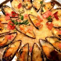 Mussel with cheese and bacon|Chisatoさん