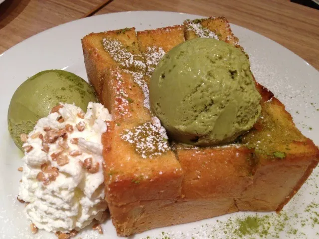 matcha honey toast|Tunaさん