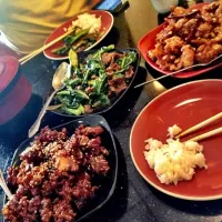 Shanghai spare ribs, General Tso chicken and Chinese broccoli & beef.|Erin Timmonsさん