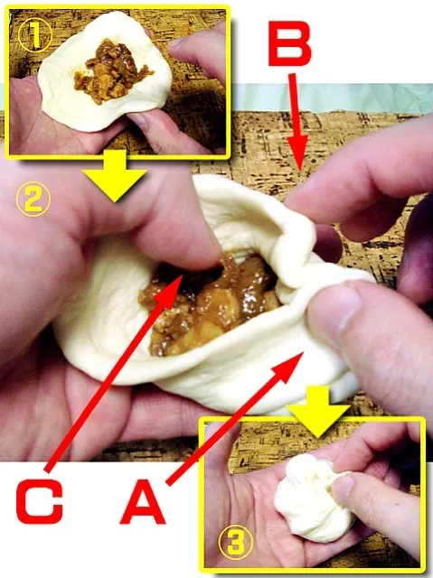ただいま製作中‼ 正しい肉まんの包み方|にょんにいさん