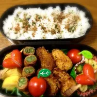 娘の試合用お弁当♪