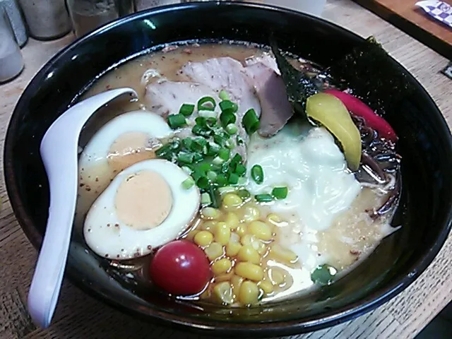 Snapdishの料理写真:熊本ラーメン、肥後っ子大石家|ryokutuchaさん