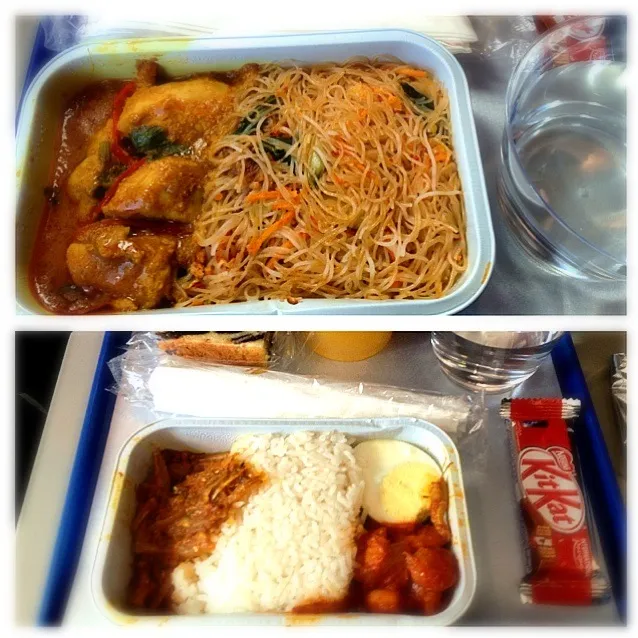 2012.10.8 朝ごはんは機内食✈|ゆみずさん