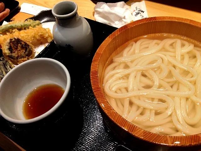 Snapdishの料理写真:釜揚げうどん 唐庵|しゃがーるさん