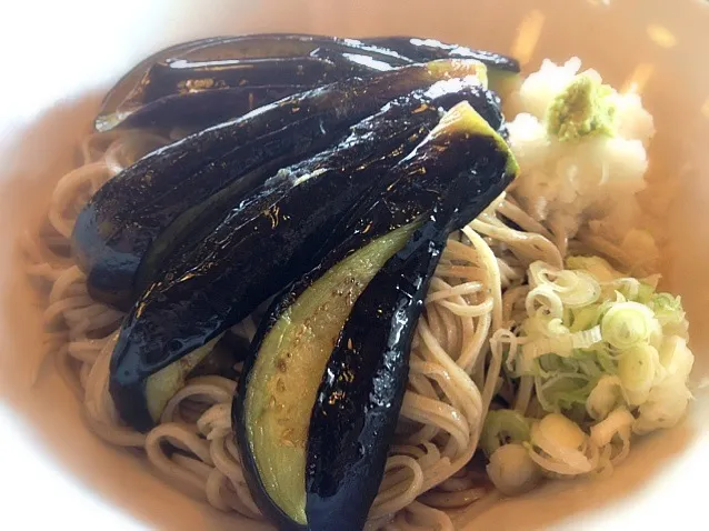 Buckwheat noodles with fried eggplant 茄子ぶっかけ蕎麦|Junya Tanakaさん