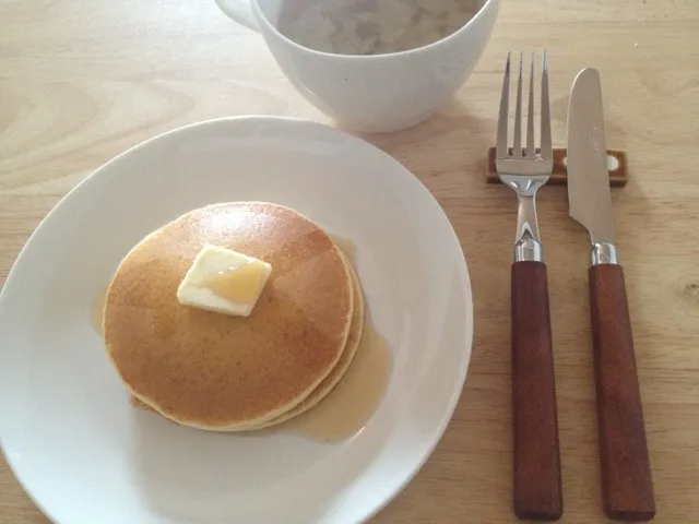 Snapdishの料理写真:米粉のパンケーキ|ゆりかさん