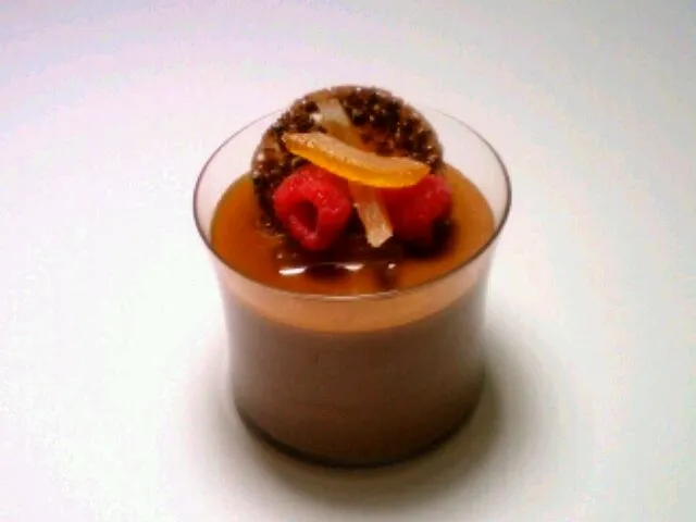 Egg Free Chocolate Mousse with a cocoa nib tuiles|Niah Clarkさん