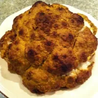 Cauliflower bigger than your head. Roasted whole tandoori style. That's what's for dinner!|athomewithrealfood.blogspot.comさん