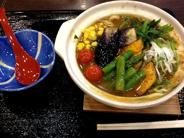 Snapdishの料理写真:野菜カレーうどん|aikoさん