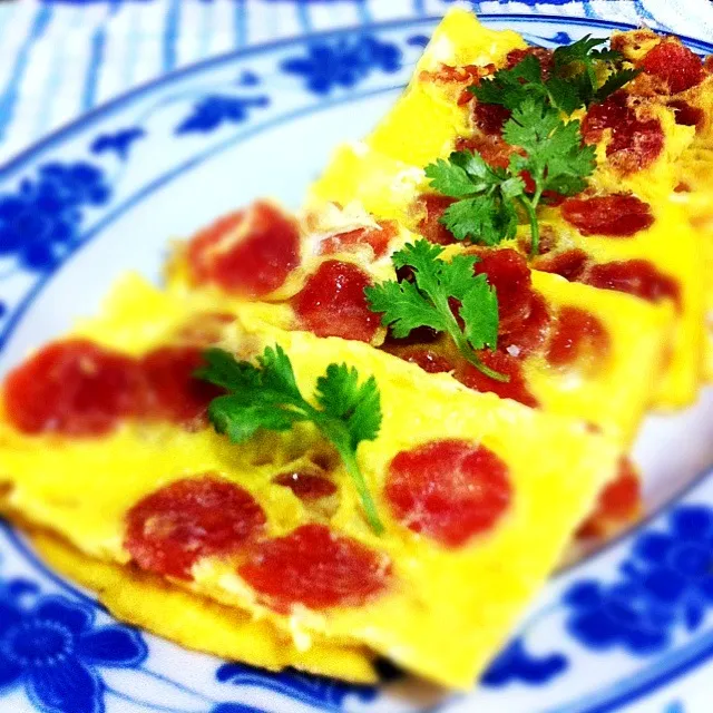 Chinese sausage omelette|shirlynさん